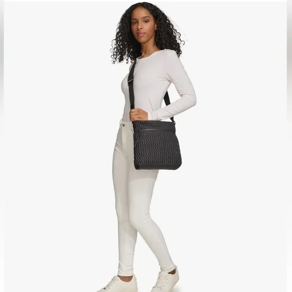 NEW Garnet DKNY Mack Nylon Crossbody Bag Retails for $148.00 - Picture 6 of 6